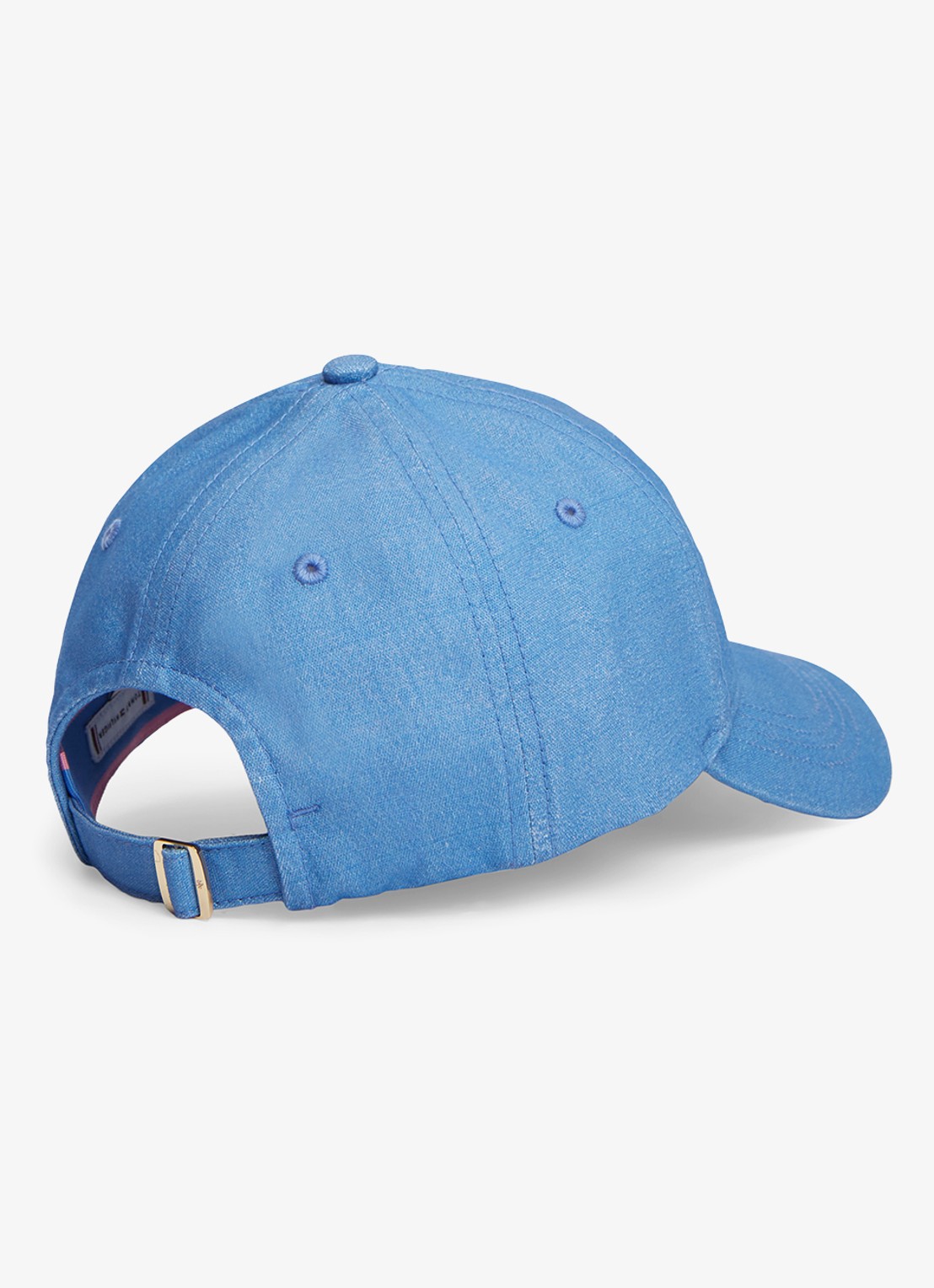 Tommy Hilfiger Pet met logoborduring - achterkant blauw