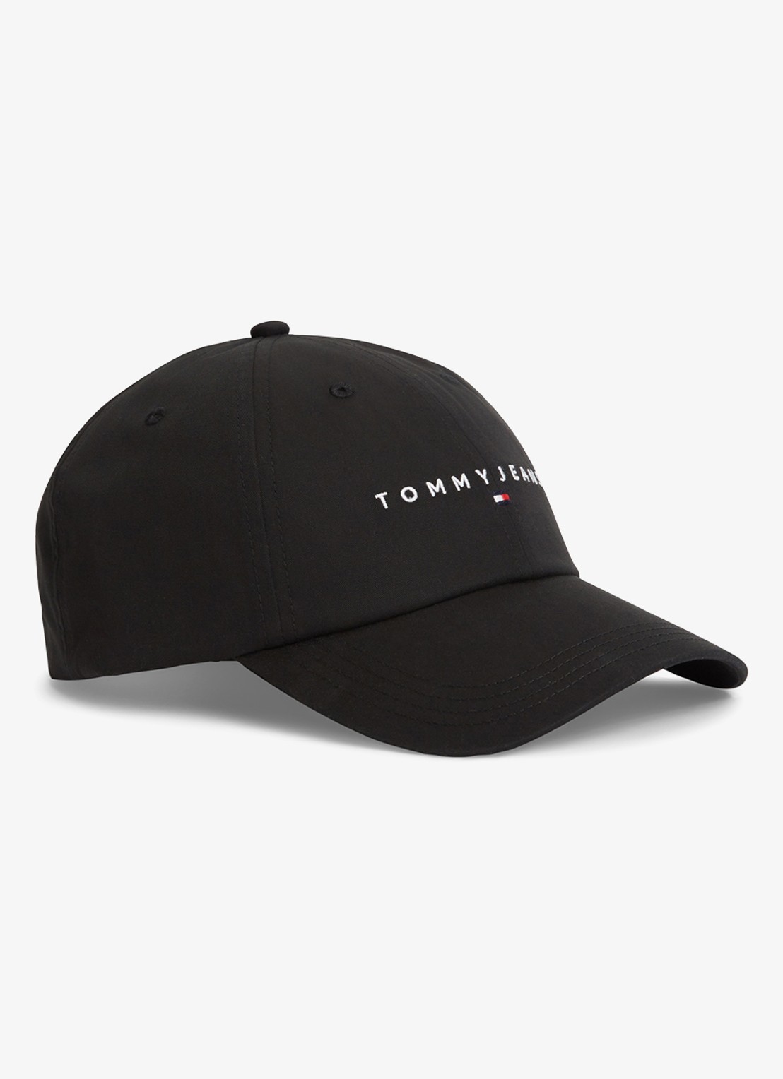 Tommy Hilfiger Pet met logoborduring - voorkant 3 diepzwart