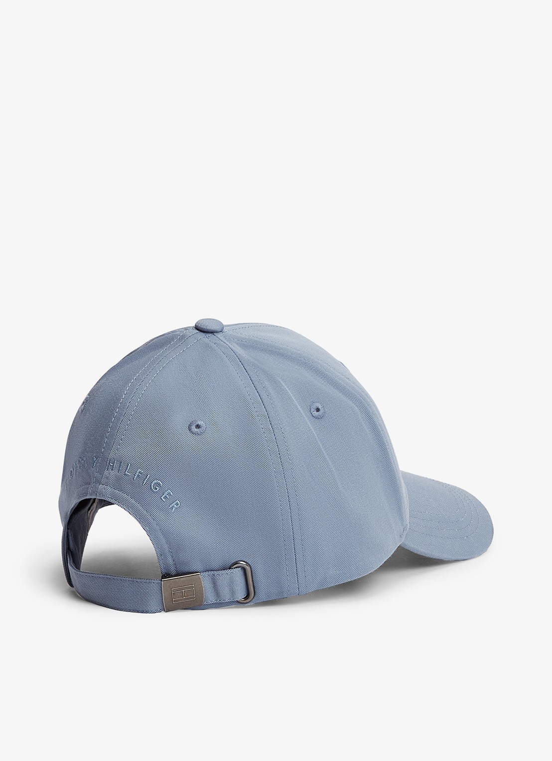 Tommy Hilfiger Pet met logoborduring - achterkant 3 blauw