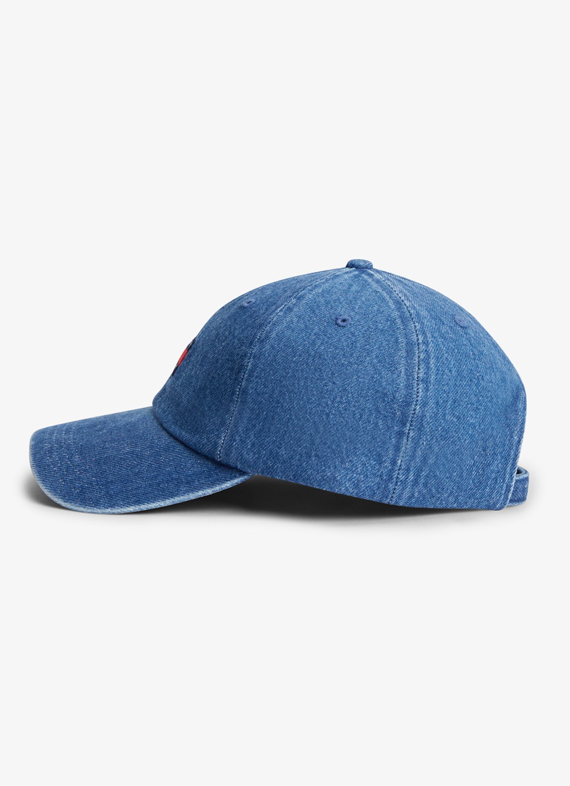 Tommy Hilfiger Pet met logoborduring - detail 2 denim