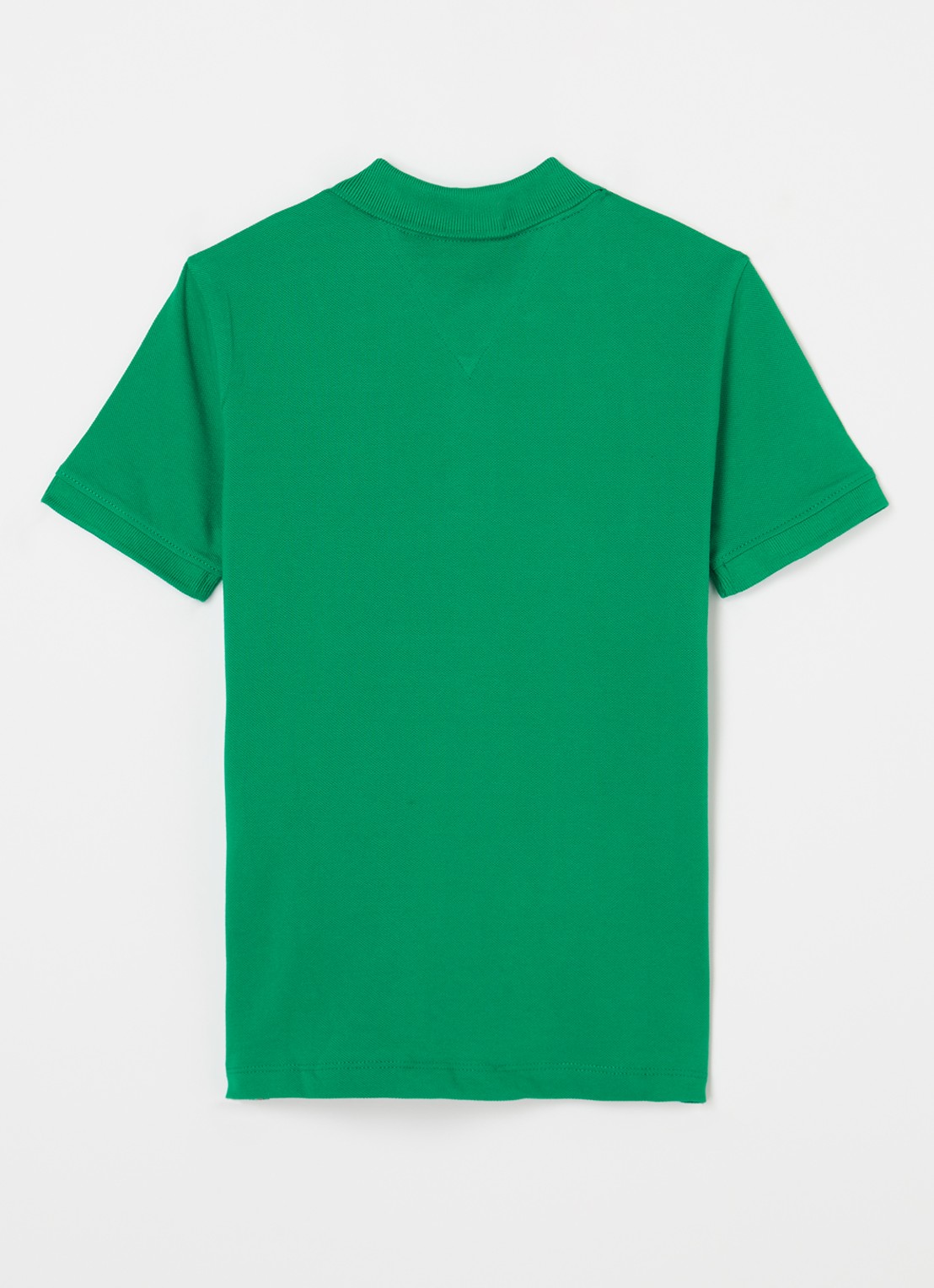 Tommy Hilfiger Polo van piqué katoen - voorkant 2 groen