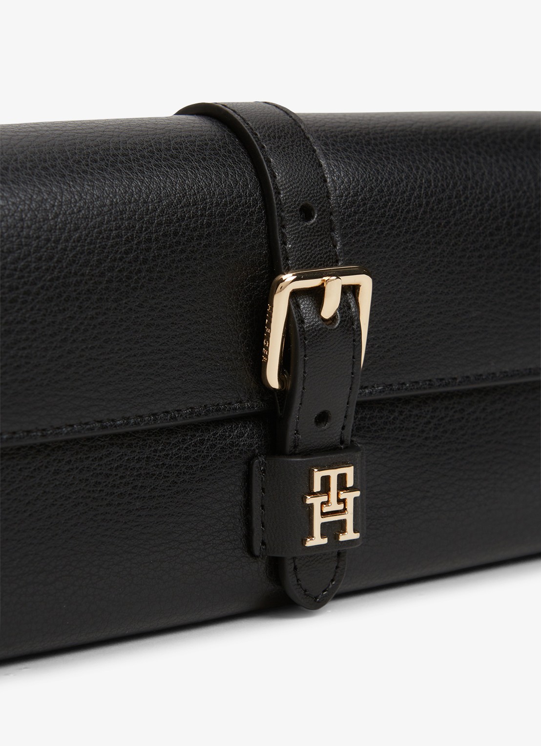 Tommy Hilfiger Portemonnee met afneembare schouderband - detail 2 zwart