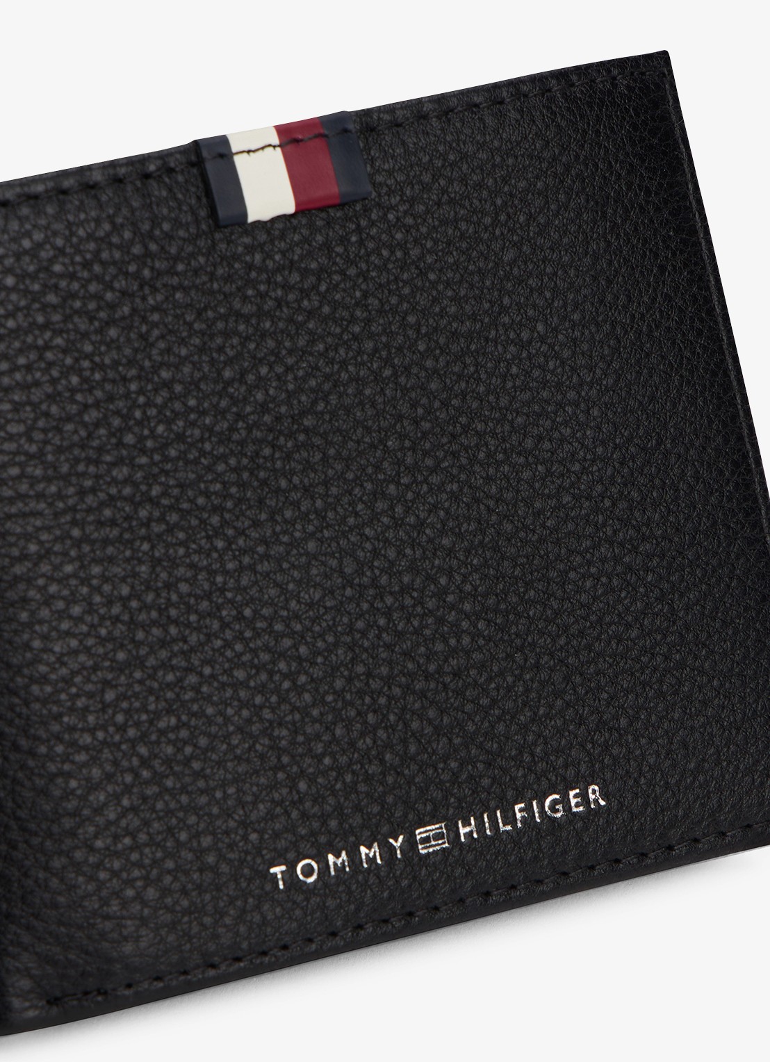 Tommy Hilfiger Portemonnee met logo - detail 5 diepzwart
