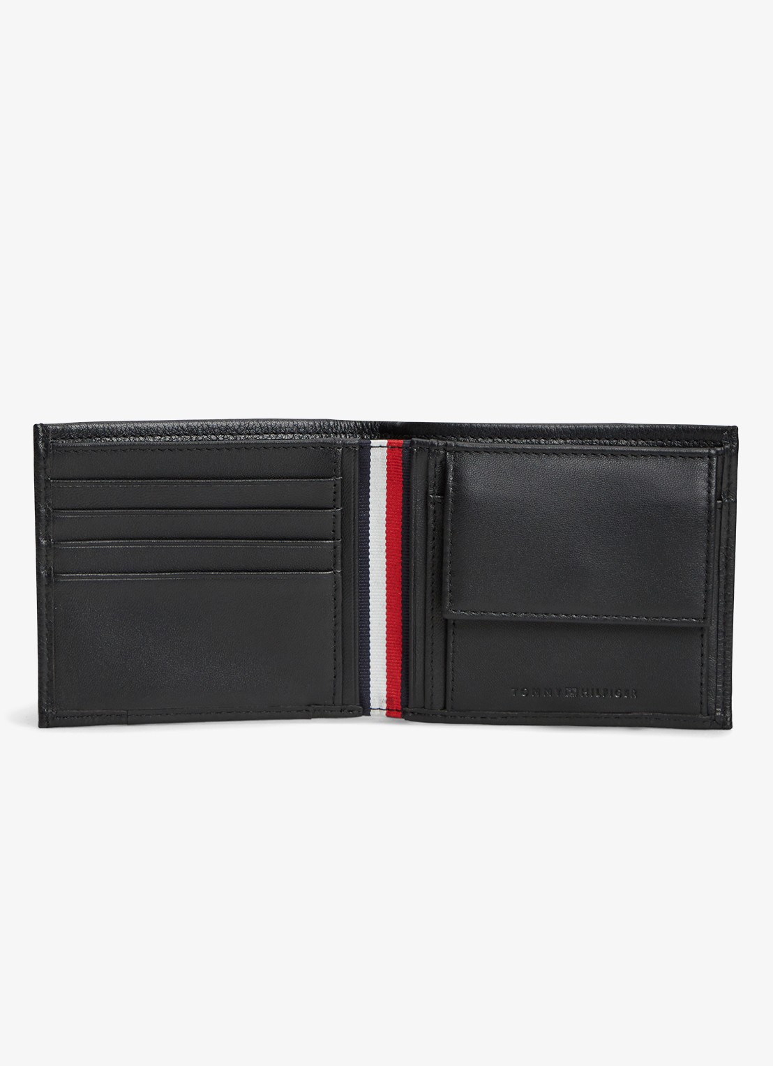 Tommy Hilfiger Portemonnee met logo - detail 2 diepzwart