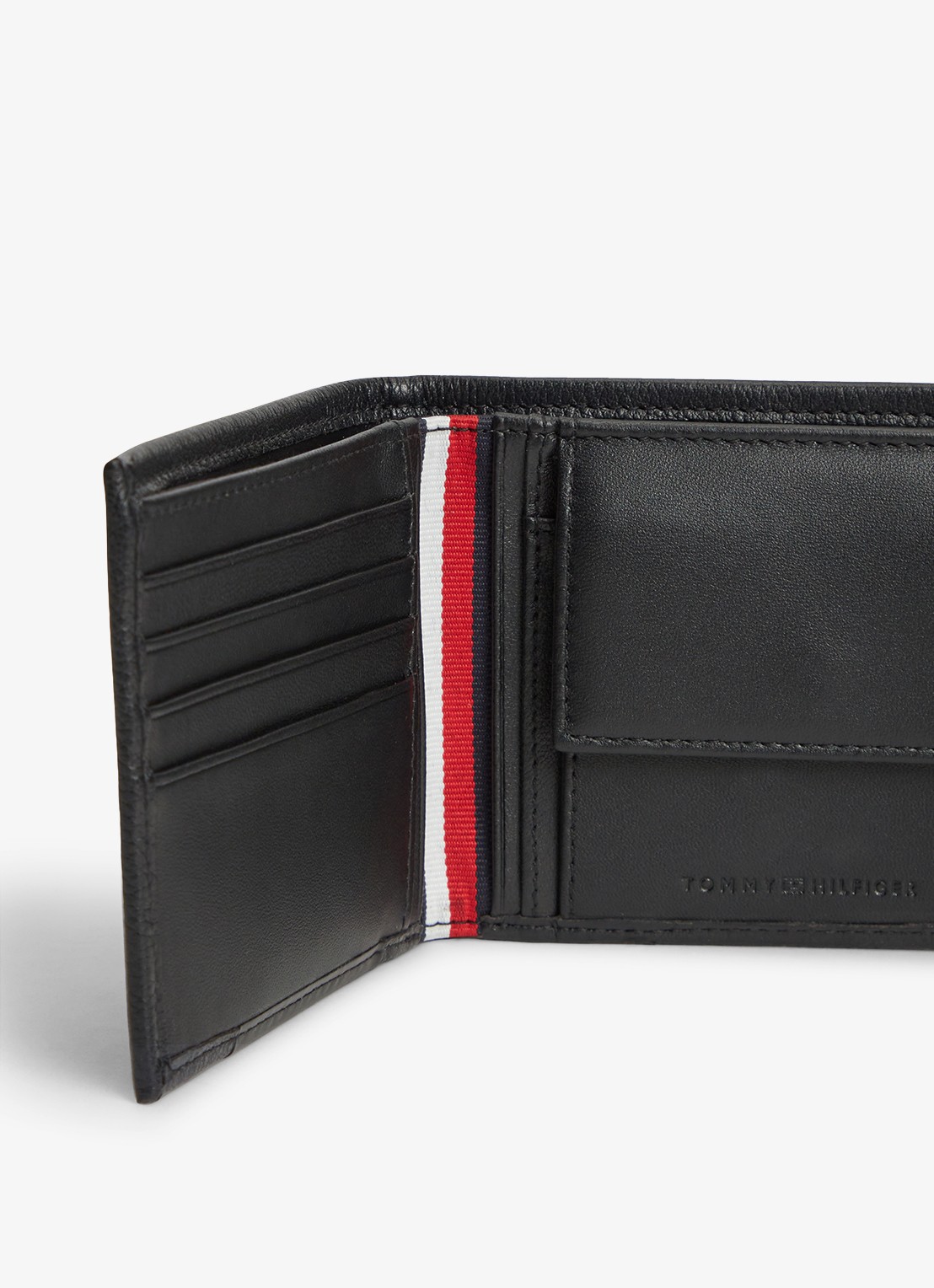 Tommy Hilfiger Portemonnee met logo - detail 3 diepzwart