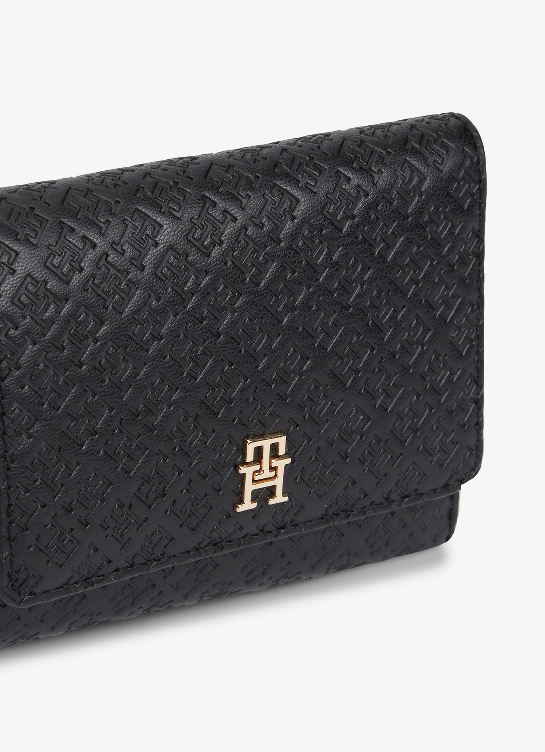 Tommy Hilfiger Portemonnee met logoprint - detail 2 zwart