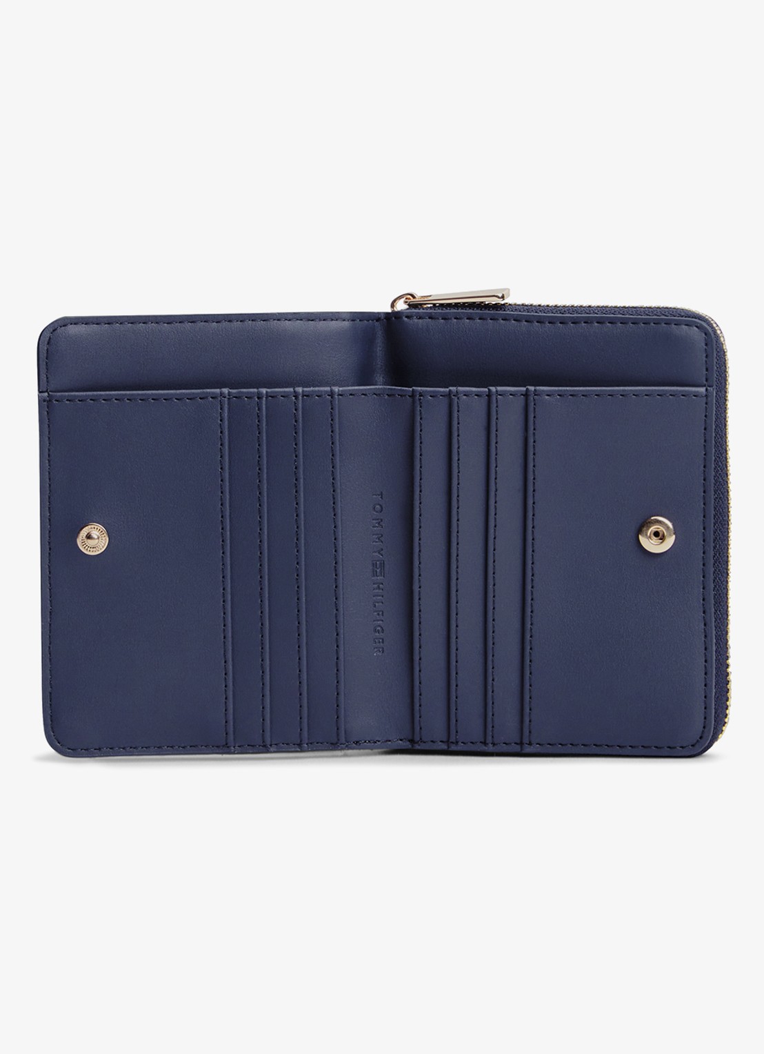 Tommy Hilfiger Portemonnee met logoprint - detail 2 donkerblauw