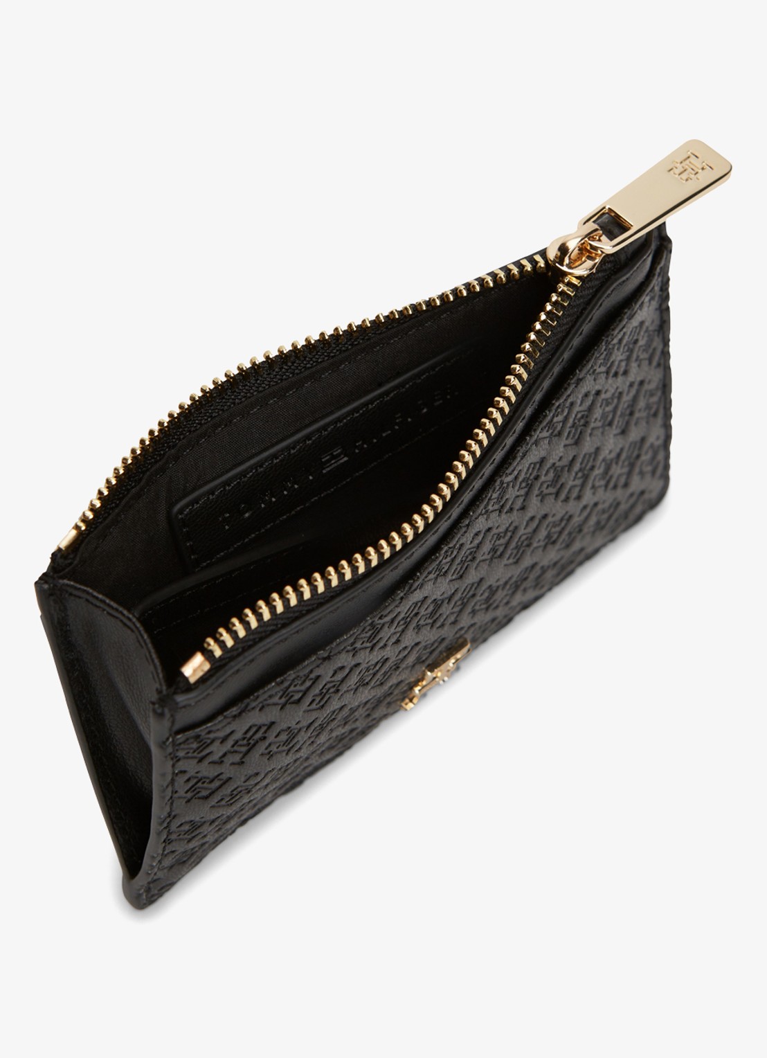 Tommy Hilfiger Portemonnee met logoprint - detail 4 zwart