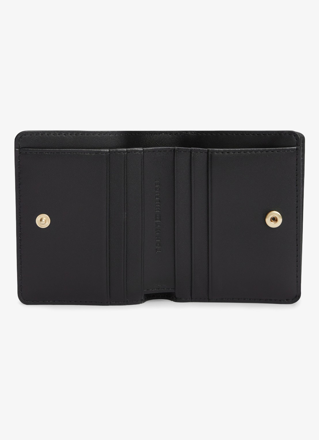 Tommy Hilfiger Portemonnee van leer - detail 3 zwart