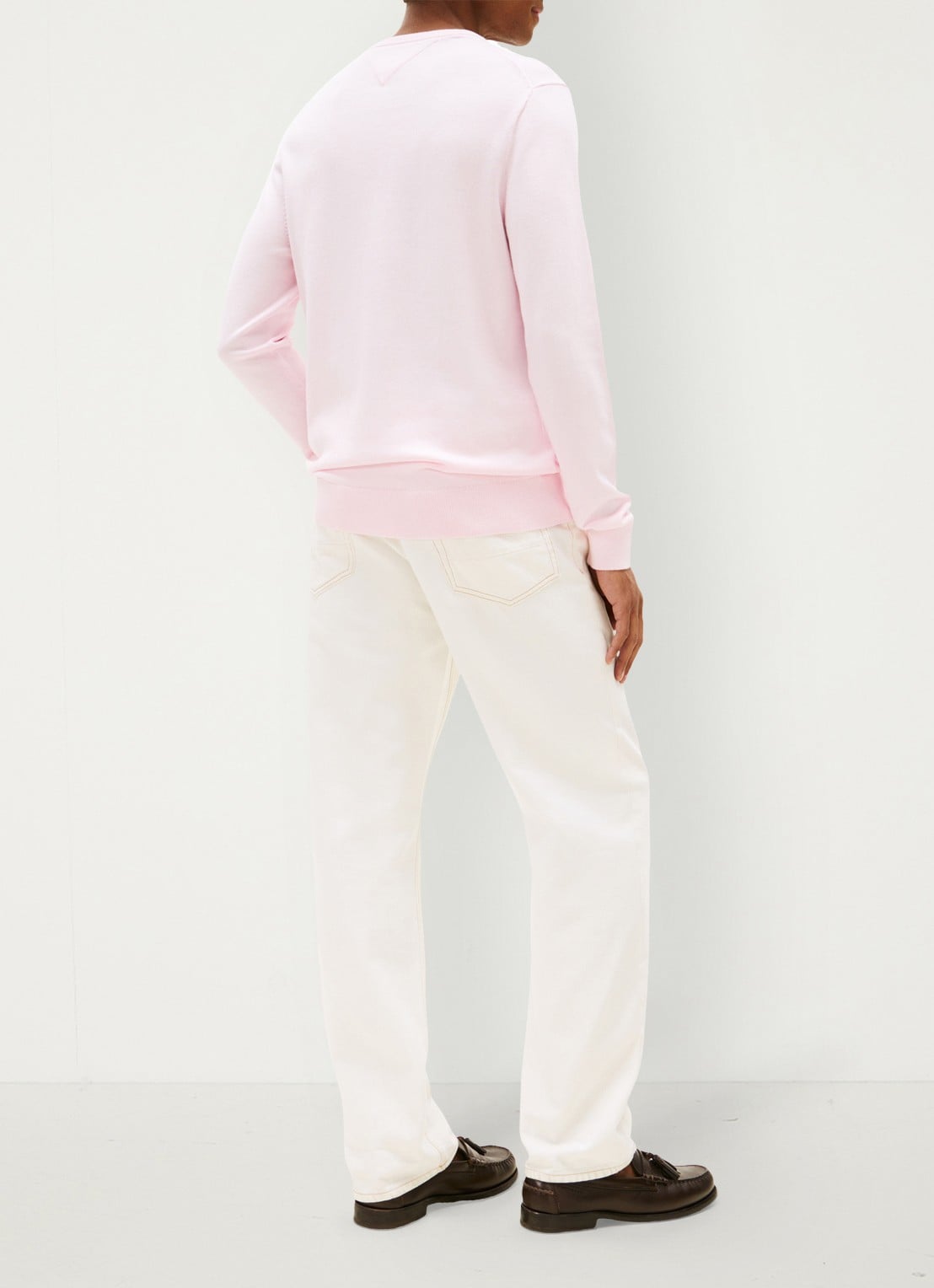 Tommy Hilfiger Pullover met logo - achterkant pink lily-tpb