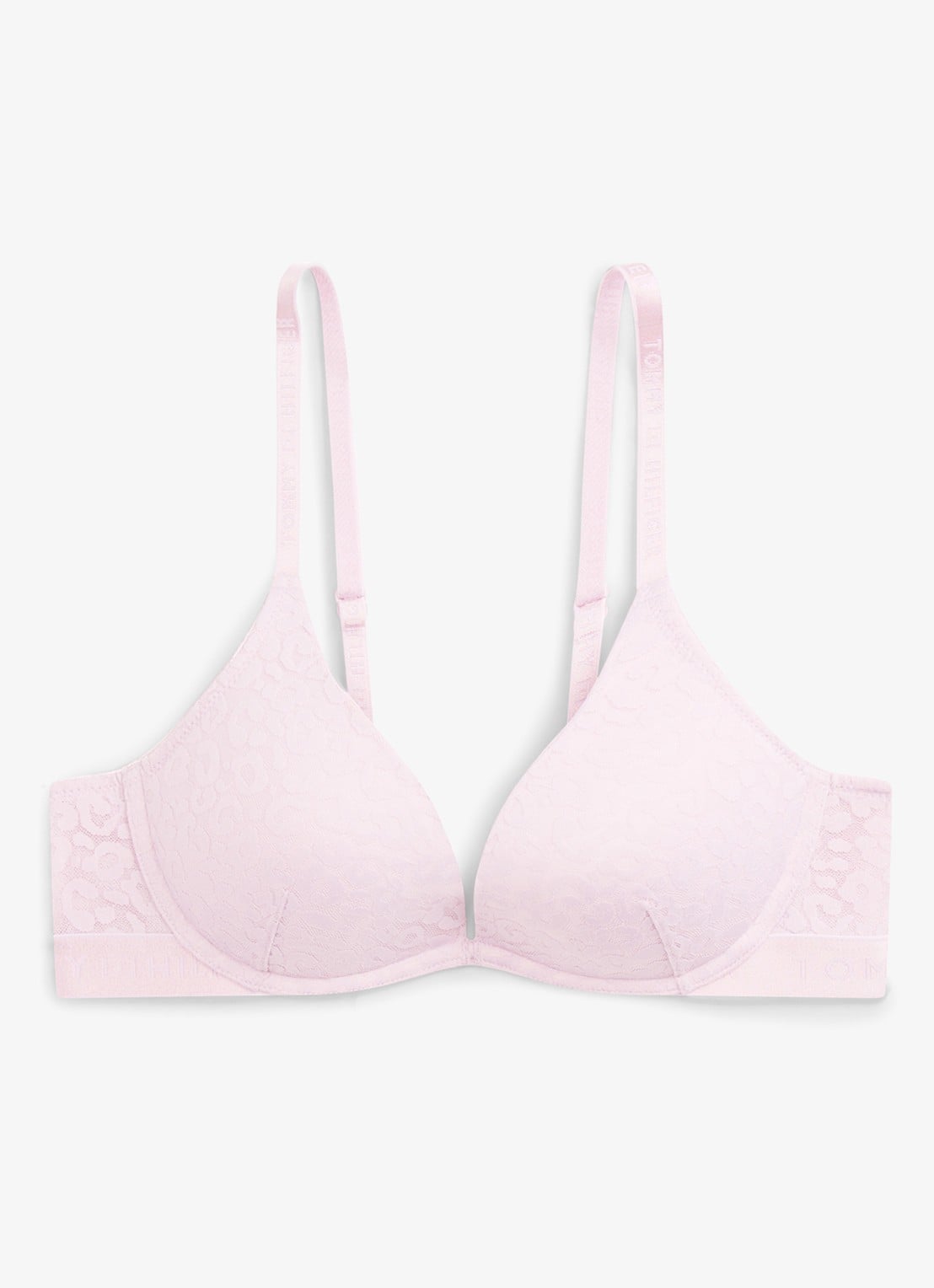Tommy Hilfiger Push-up bh met beugelondersteuning - voorkant 2 roze