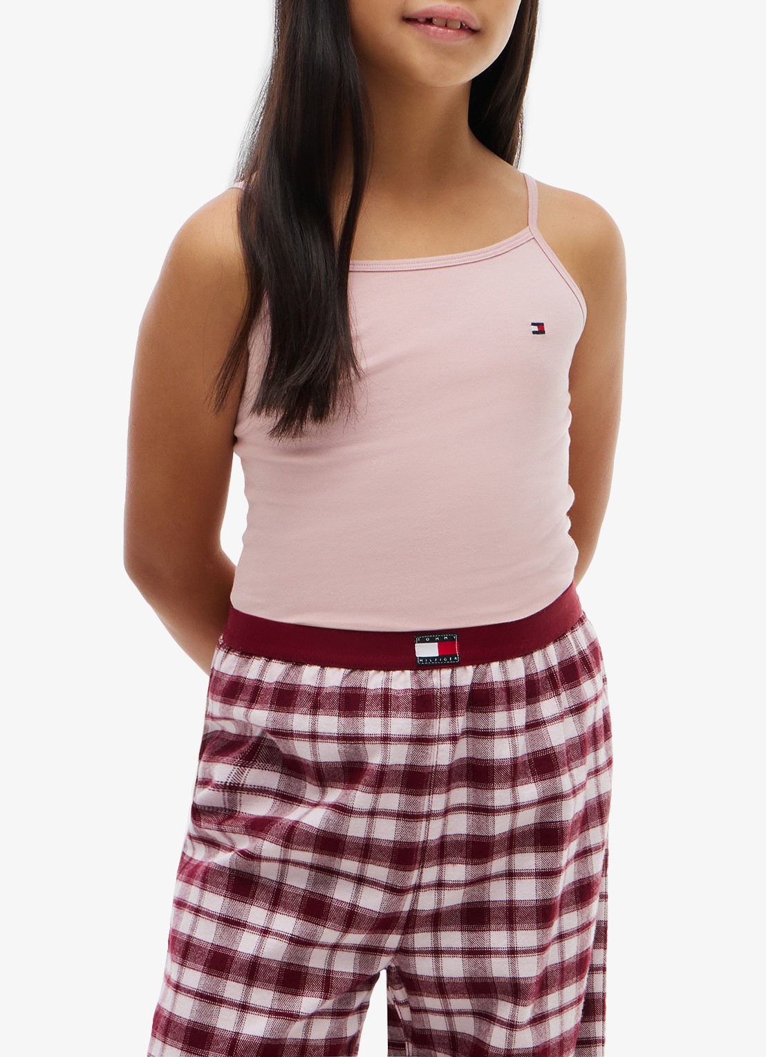 Tommy Hilfiger Pyjama top in in 2-pack - detail roze
