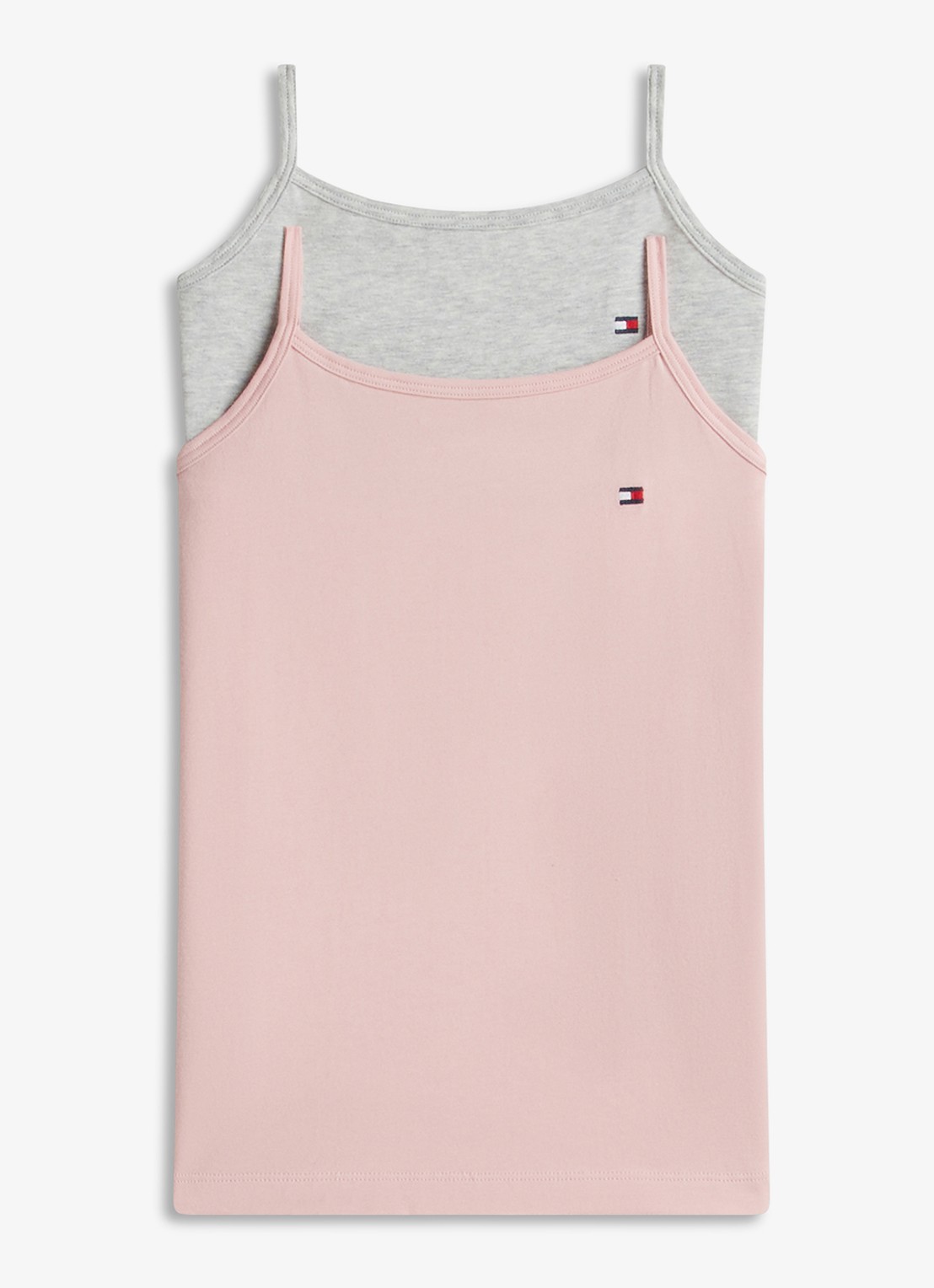 Tommy Hilfiger Pyjama top in in 2-pack - voorkant 5 roze