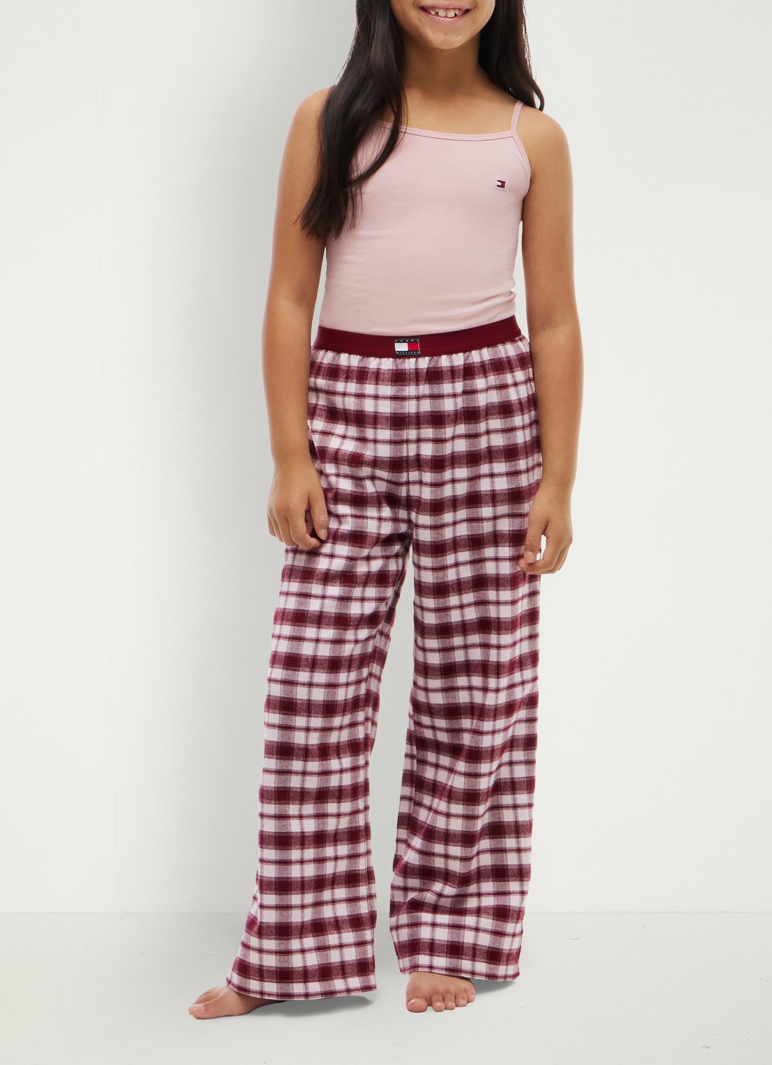 Tommy Hilfiger Pyjama top in in 2-pack - voorkant 6 roze