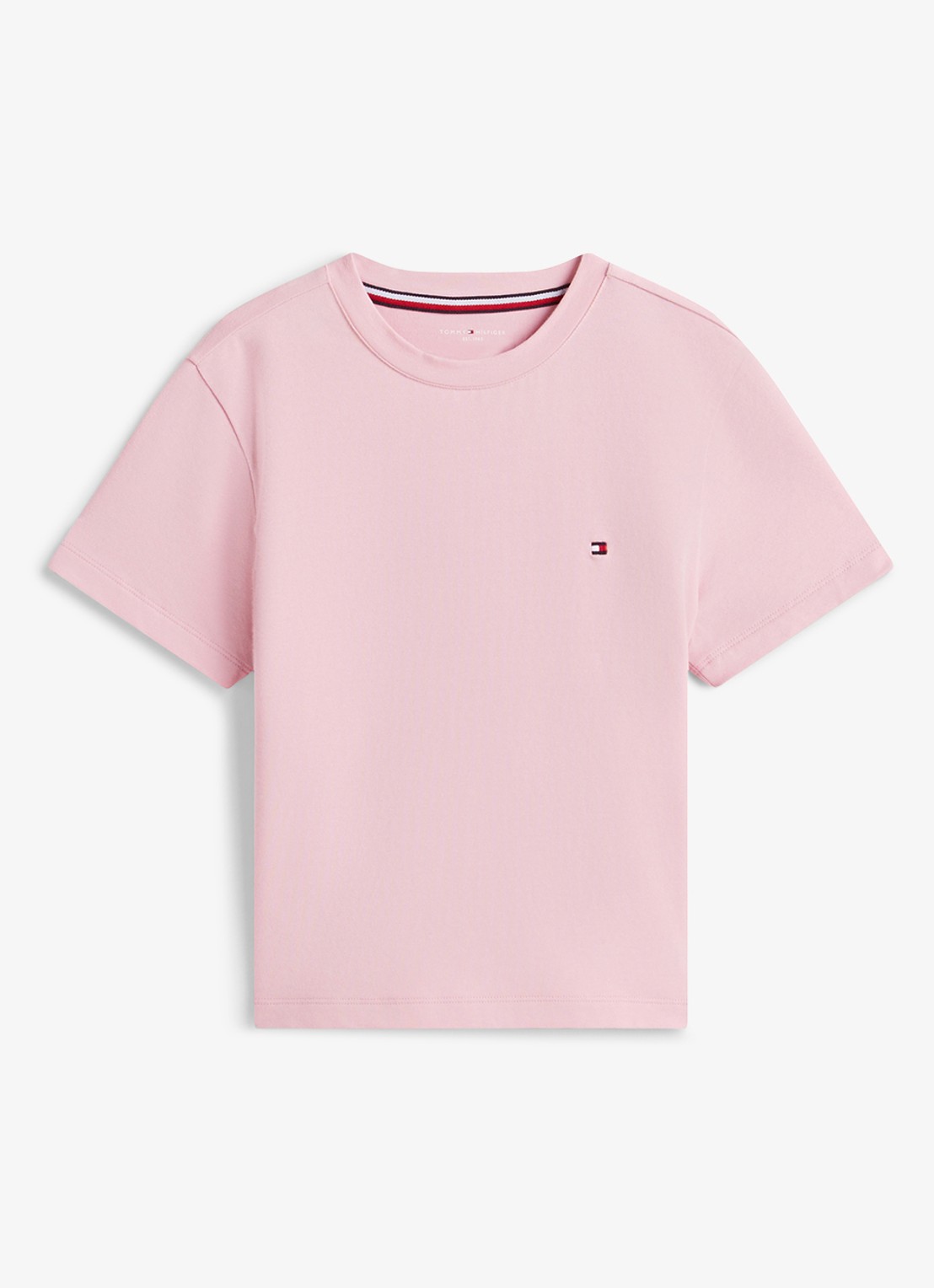 Tommy Hilfiger Pyjamabroek met streepprint en logoband - voorkant 5 donkerblauw