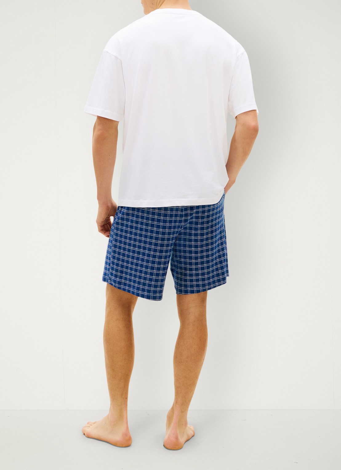 Tommy Hilfiger Pyjamaset met logo - achterkant 5 multicolor