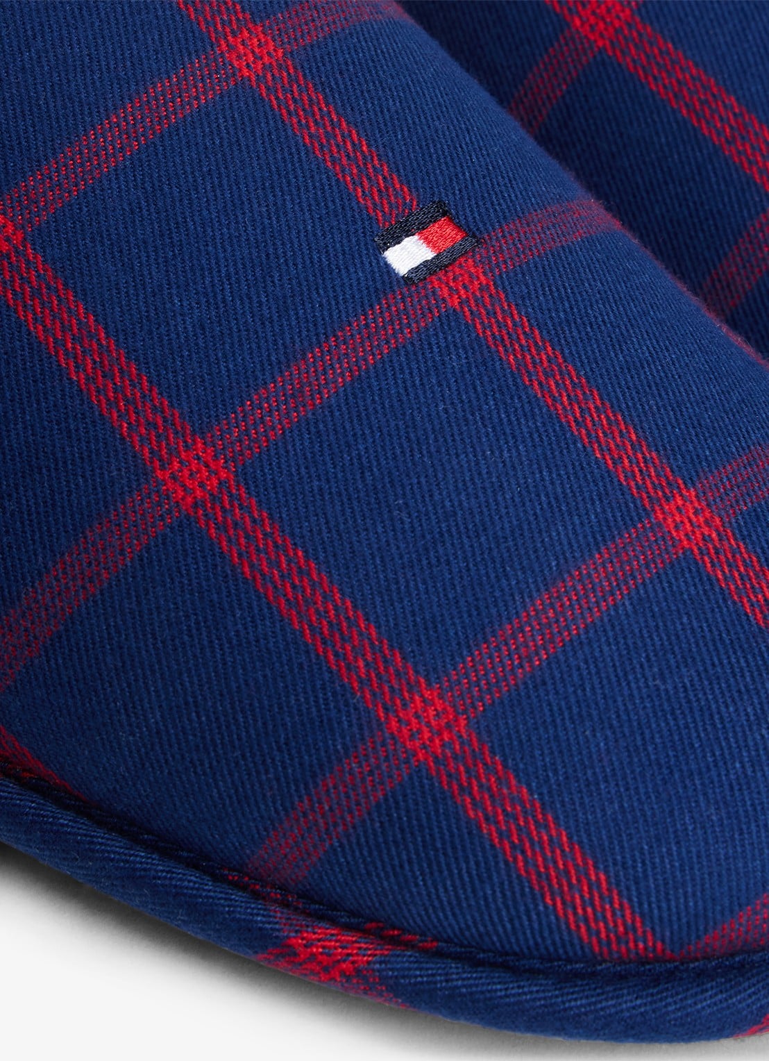 Tommy Hilfiger Pyjamaset met ruitdessin 3-delig - detail donkerblauw