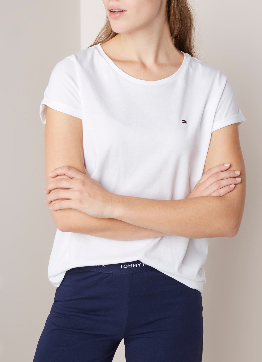 Tommy Hilfiger Pyjamaset van katoen - detail 3 wit