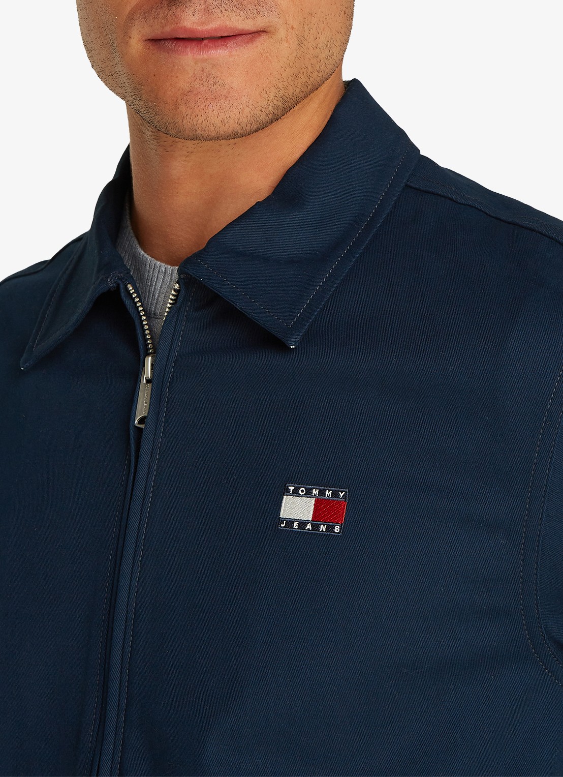 Tommy Hilfiger Regular fit jack met steekzakken - detail 3 denim