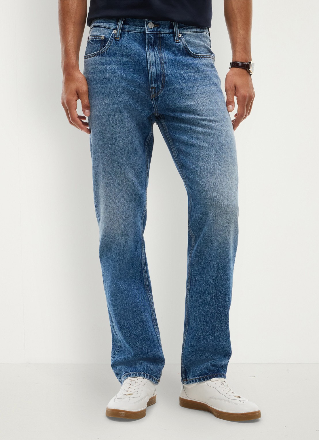 Tommy Hilfiger Regular fit jeans met steekzakken - detail 4 indigo