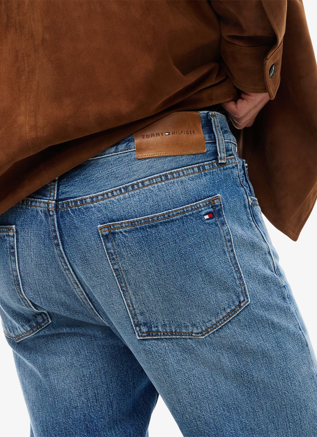 Tommy Hilfiger Regular fit jeans met steekzakken - detail 5 indigo