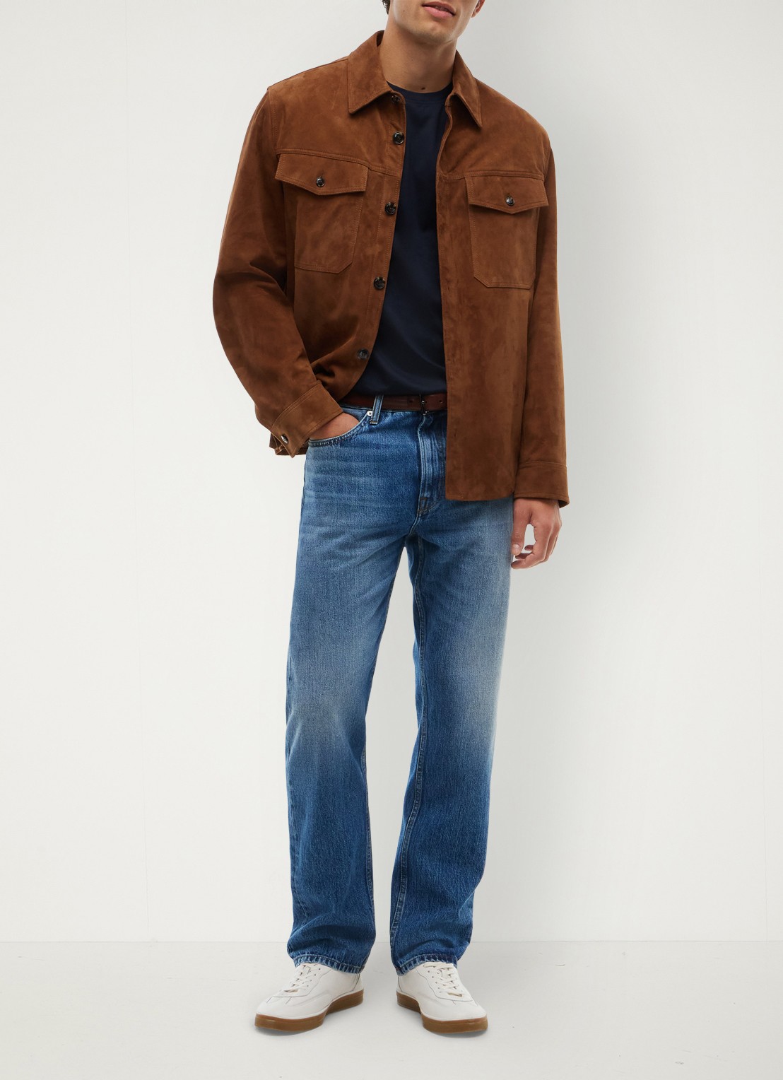 Tommy Hilfiger Regular fit jeans met steekzakken - voorkant 2 indigo