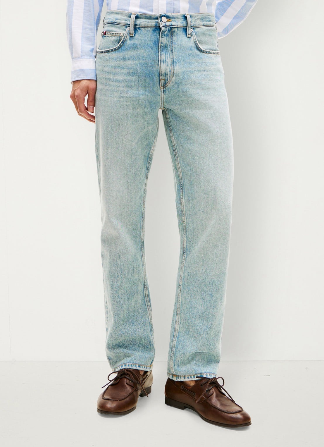 Tommy Hilfiger Regular fit jeans van katoen - detail 4 jeans