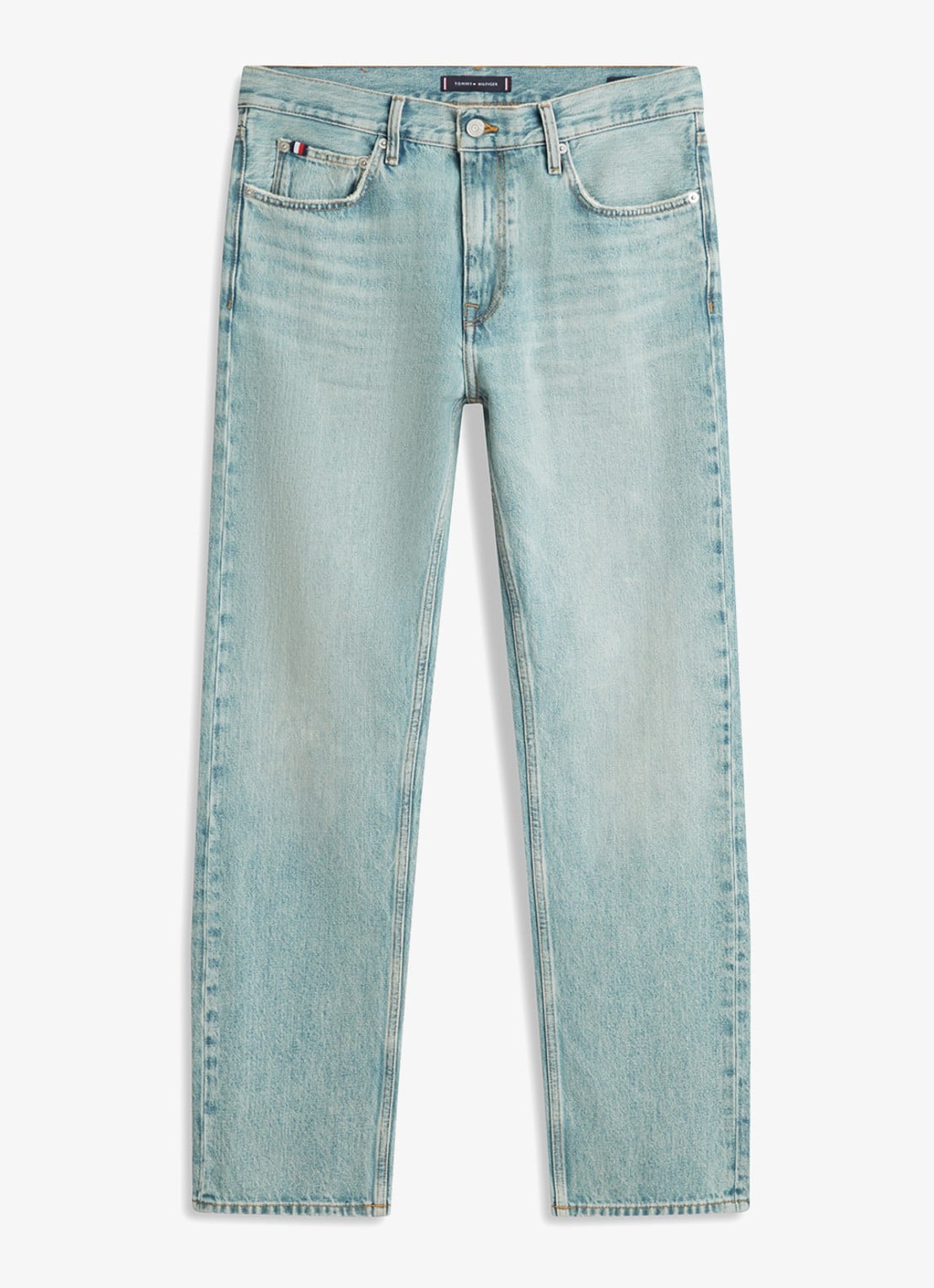Tommy Hilfiger Regular fit jeans van katoen - voorkant jeans