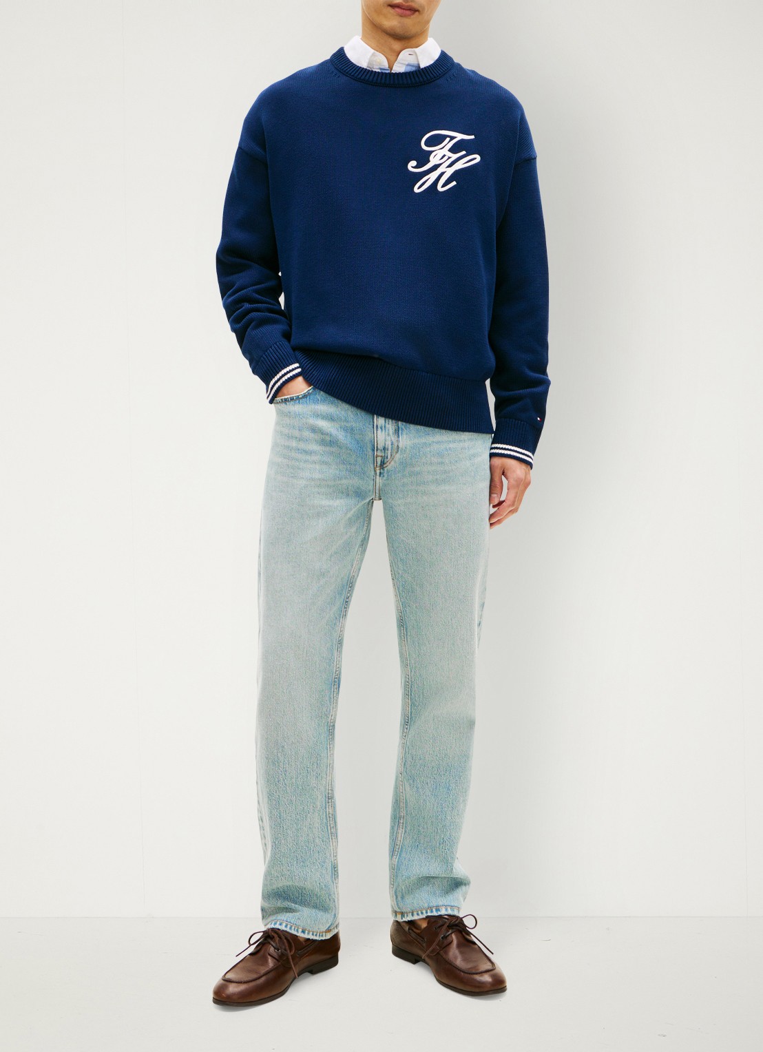 Tommy Hilfiger Regular fit jeans van katoen - voorkant 2 jeans