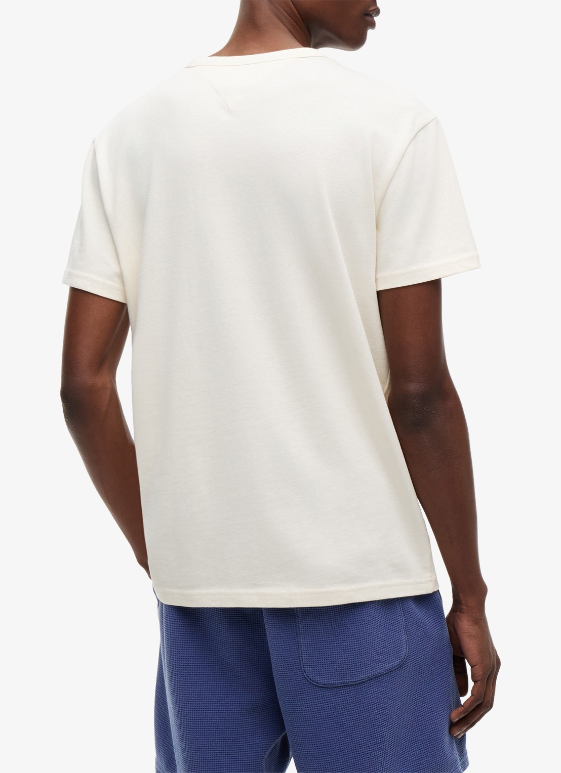 Tommy Hilfiger Regular fit overhemd in linnenblend - achterkant classic beige-aci / beige