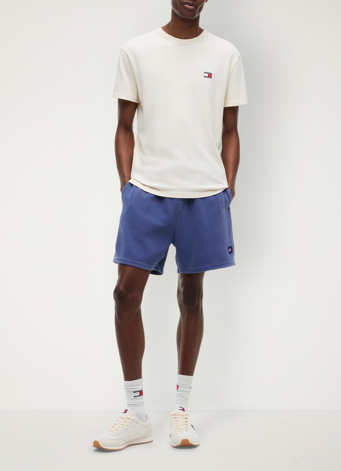 Tommy Hilfiger Regular fit overhemd in linnenblend - voorkant 3 classic beige-aci / beige