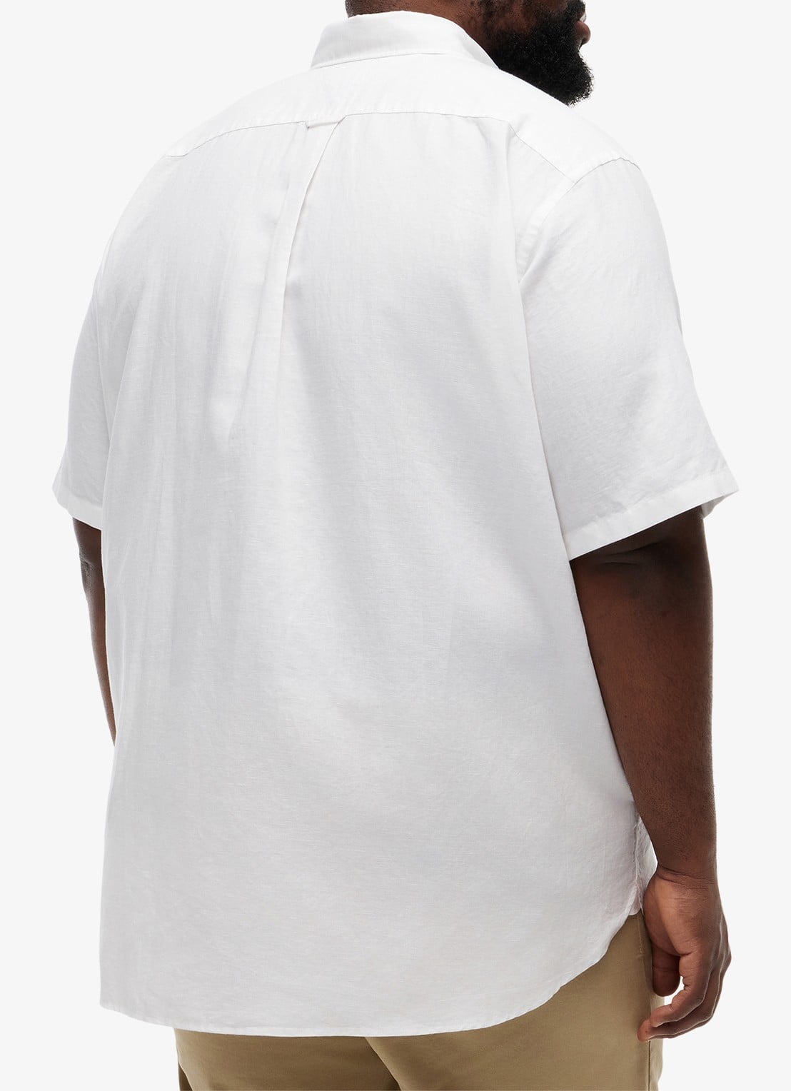 Tommy Hilfiger Regular fit overhemd met logo - achterkant 3 wit