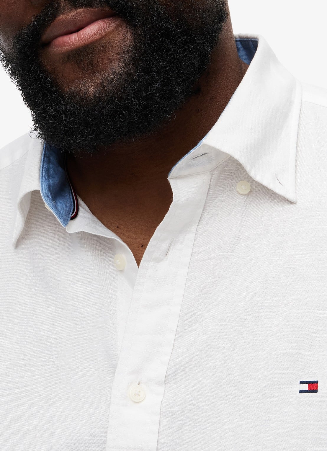 Tommy Hilfiger Regular fit overhemd met logo - detail 5 wit