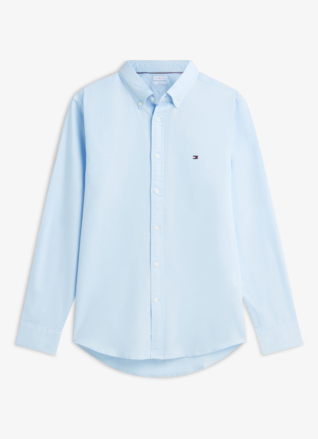 Tommy Hilfiger Regular fit overhemd met logo - voorkant 4 sweet blue-c3q