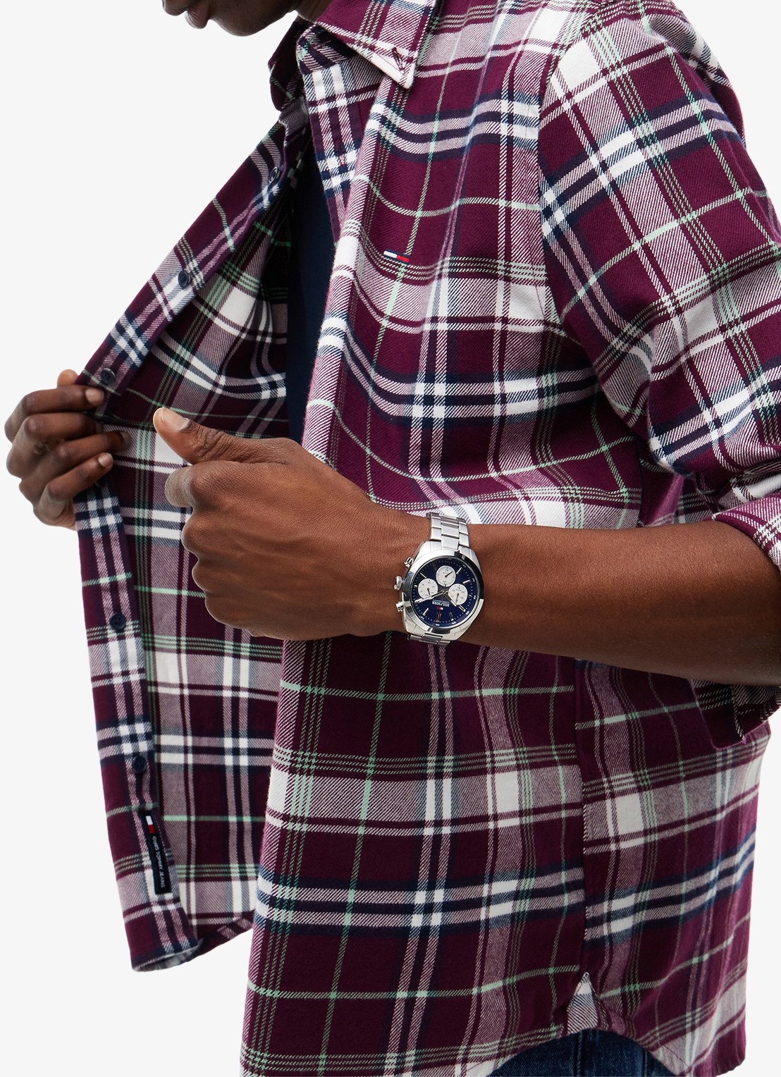Tommy Hilfiger Regular fit overhemd met ruitdessin - detail 2 rood