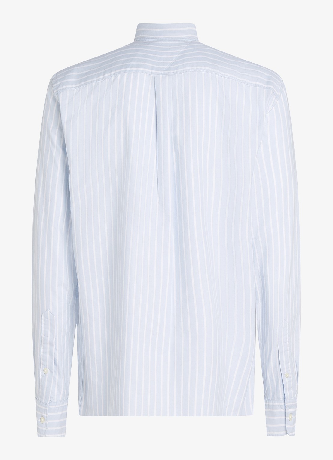Tommy Hilfiger Regular fit overhemd met streepprint en borstzak - detail 6 lichtblauw
