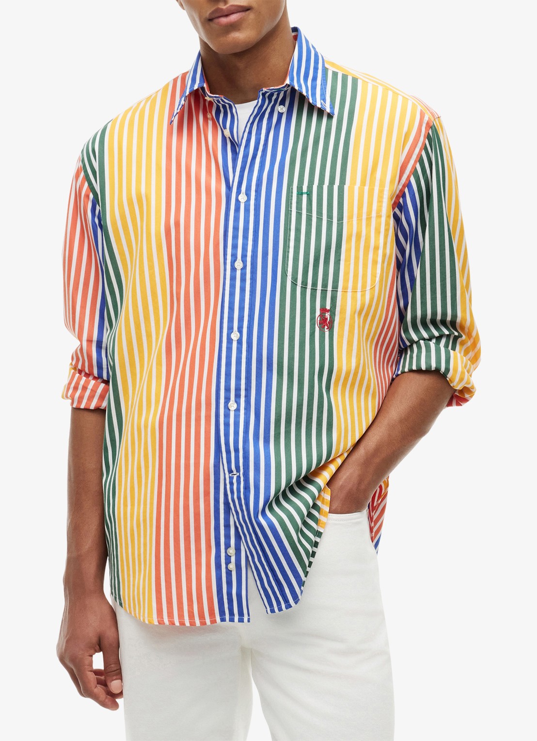 Tommy Hilfiger Regular fit overhemd met streepprint - detail 4 multicolor