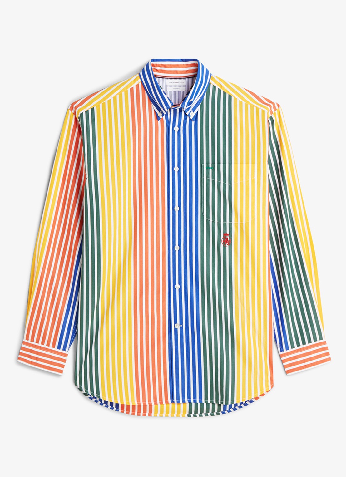 Tommy Hilfiger Regular fit overhemd met streepprint - voorkant multicolor