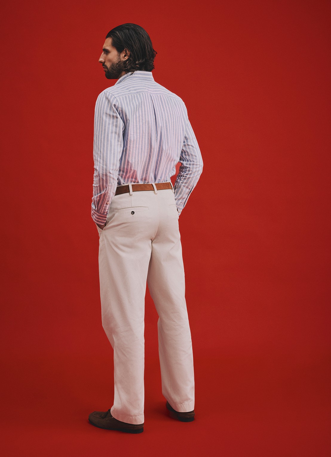 Tommy Hilfiger Regular fit overhemd met streepprint - detail 8 lichtblauw