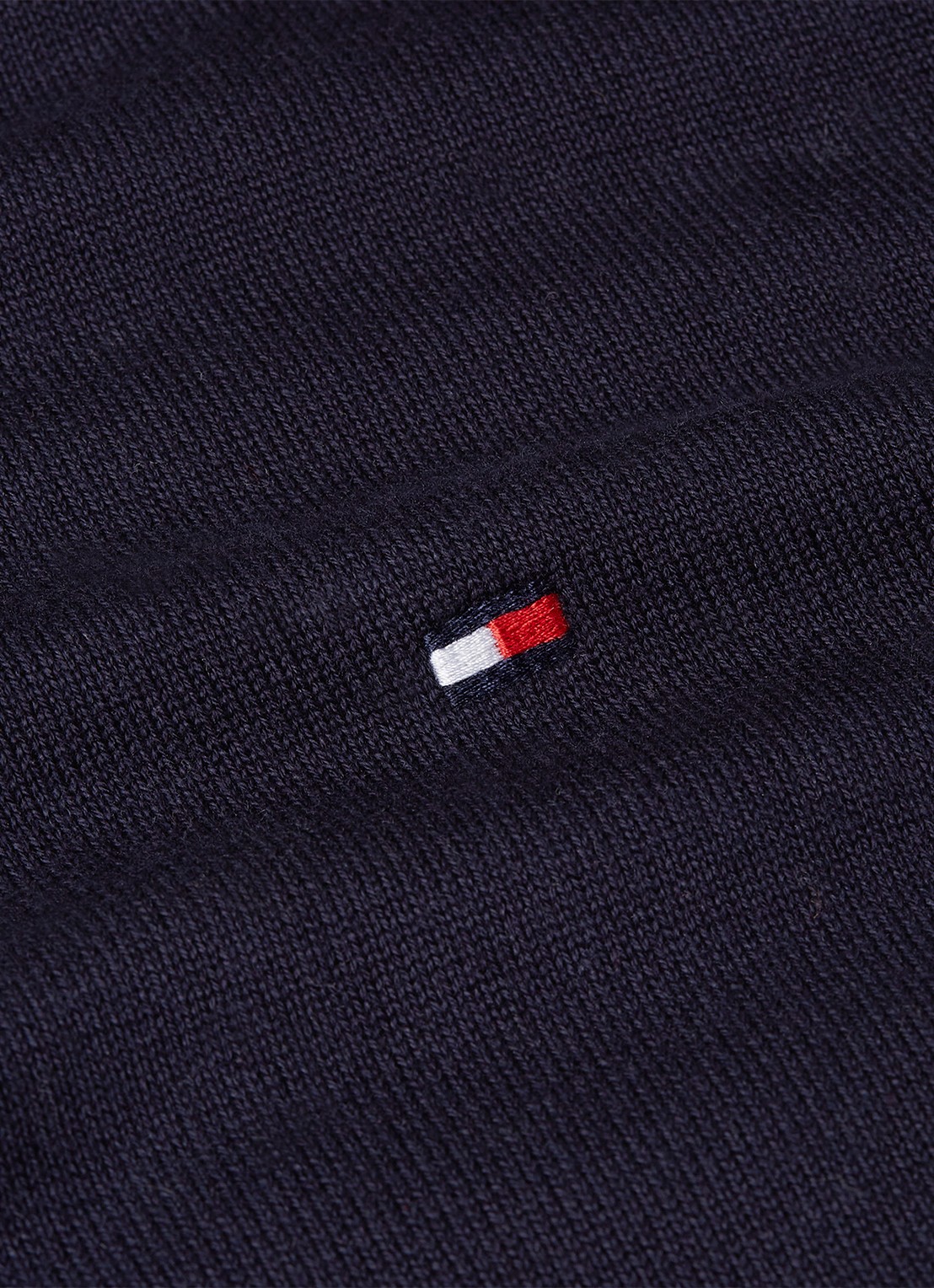 Tommy Hilfiger Regular fit polo met logoborduring - detail 6 blauw