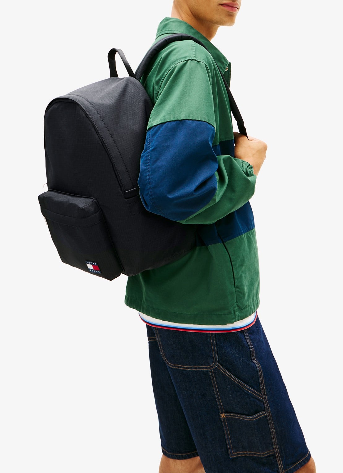 Tommy Hilfiger Rugzak met logo - detail diepzwart