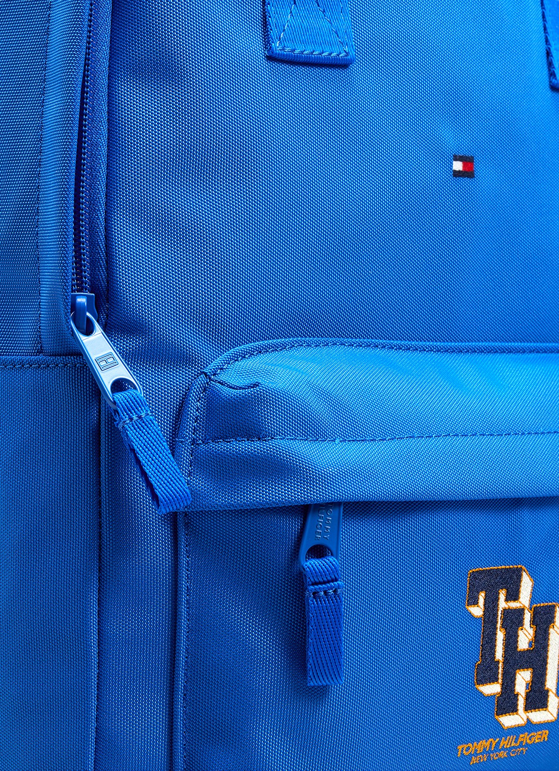 Tommy Hilfiger Rugzak met logo - detail 5 blauw