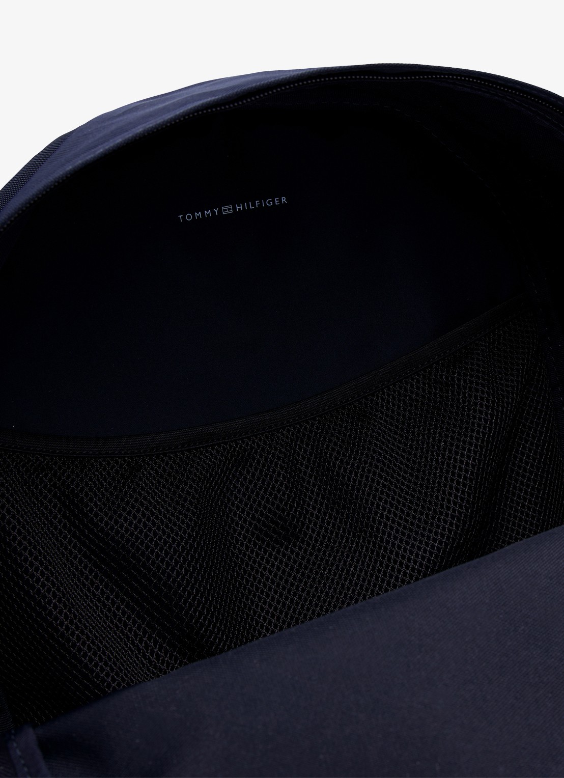 Tommy Hilfiger Rugzak met logoborduring - achterkant 5 blauw
