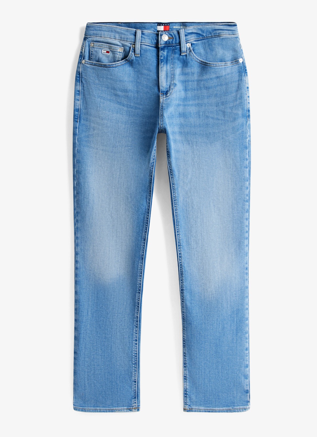 Tommy Hilfiger Ryan slim fit jeans met lichte wassing - voorkant 3 indigo