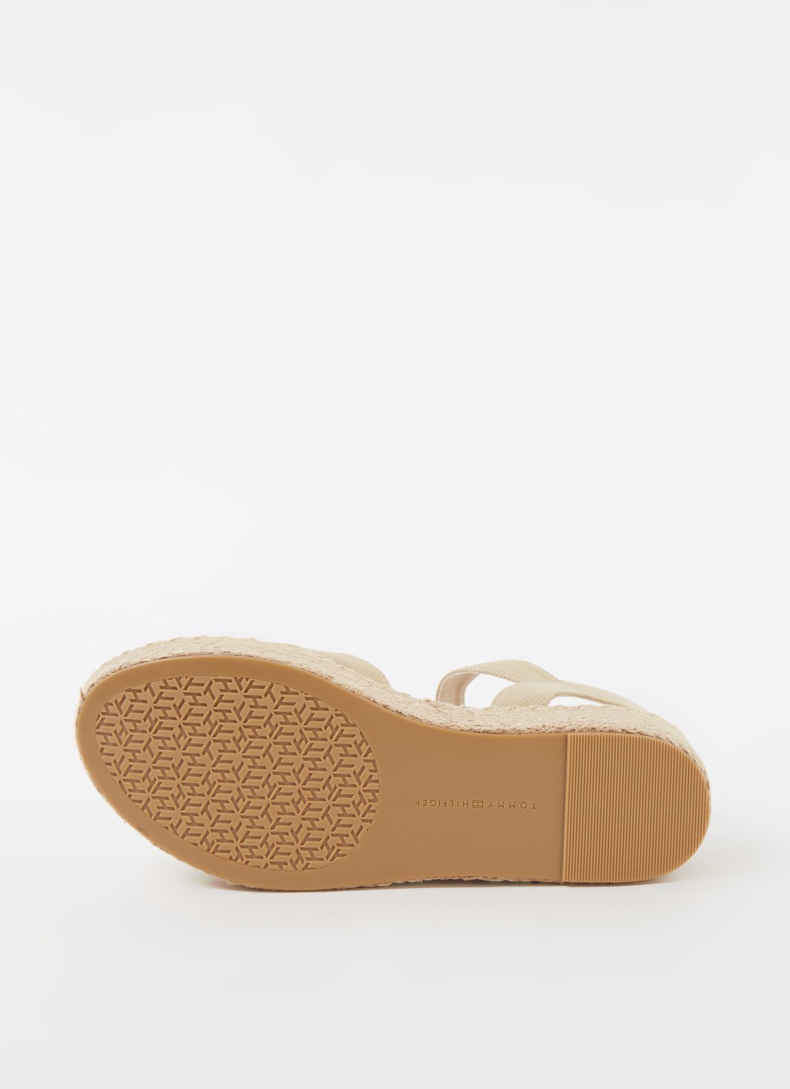 Tommy Hilfiger Sandaal met plateauzool - detail 4 zand