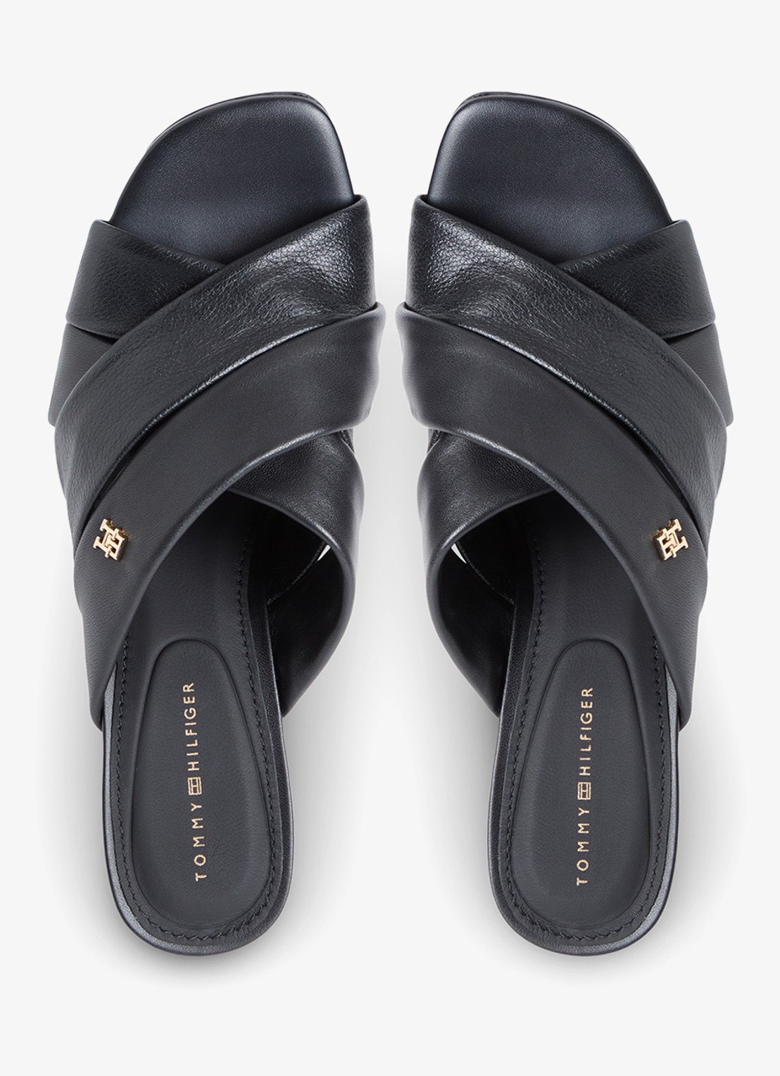 Tommy Hilfiger Sandalette met logo - detail 5 zwart