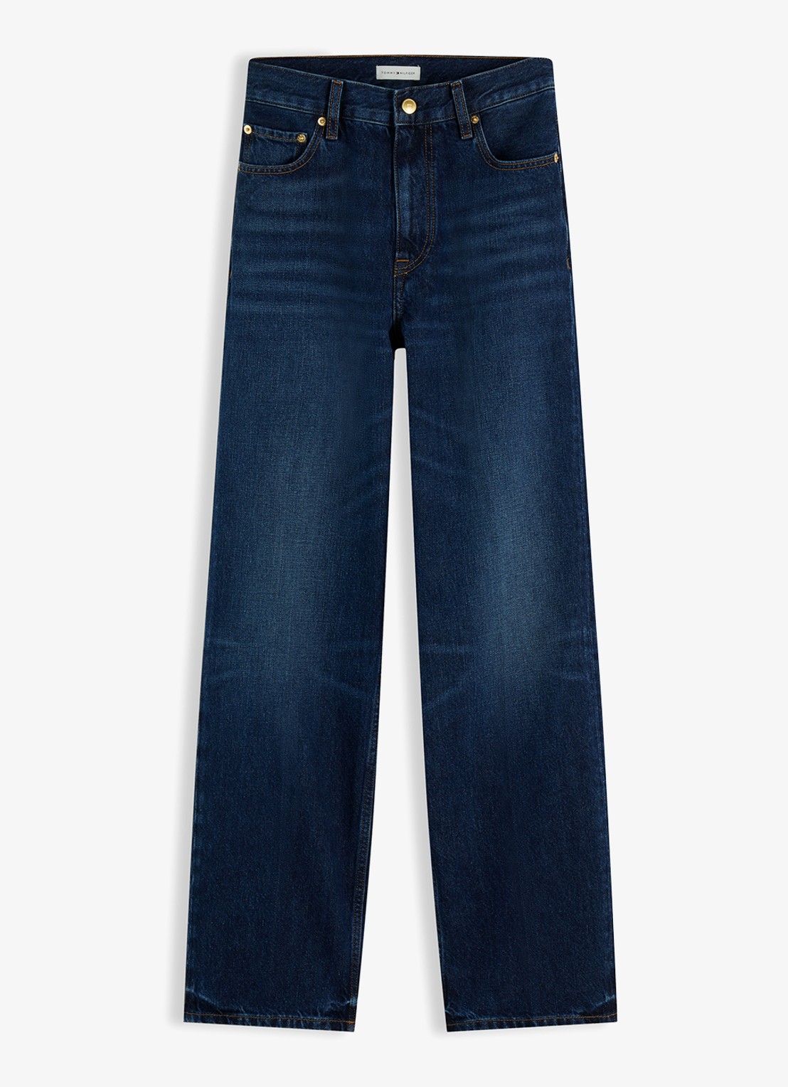 Tommy Hilfiger Sarah high waist flared jeans met steekzakken - voorkant 6 denim