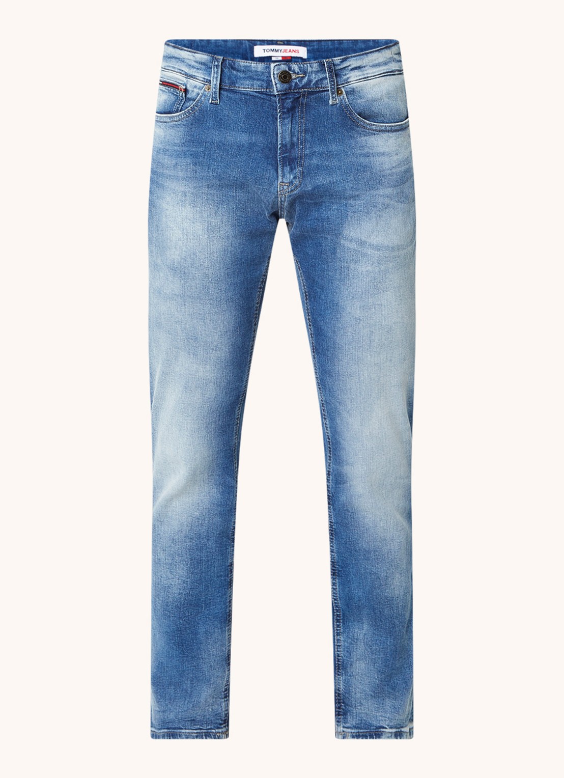 Tommy Hilfiger Scanton slim fit jeans met medium wassing - voorkant 3 jeans