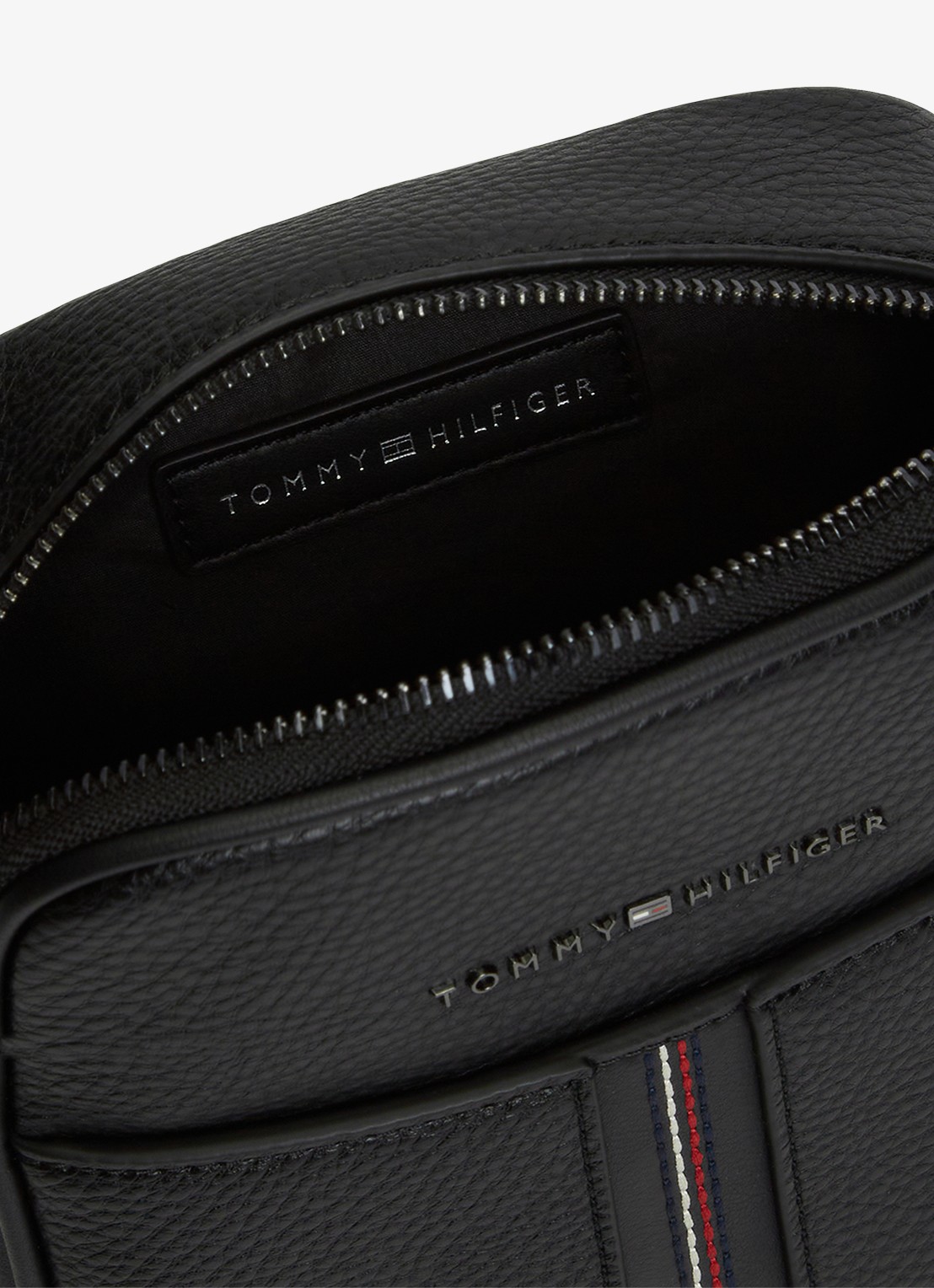 Tommy Hilfiger Schoudertas met logo - detail 3 diepzwart