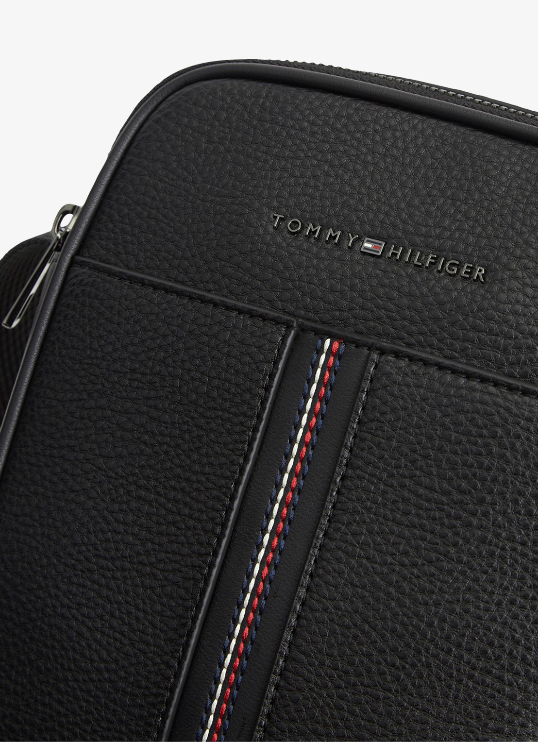 Tommy Hilfiger Schoudertas met logo - detail 4 diepzwart